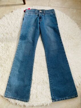 Y2K SIUX Unlimited Urban Lifestyle Flare Jeans NWT Low Rise Blue Denim  Size 30